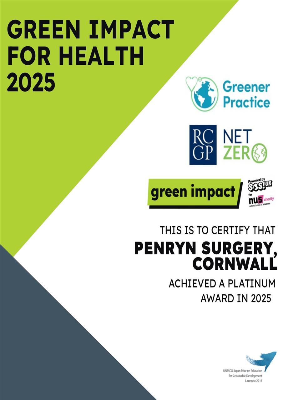 Greener Practice Award 2025